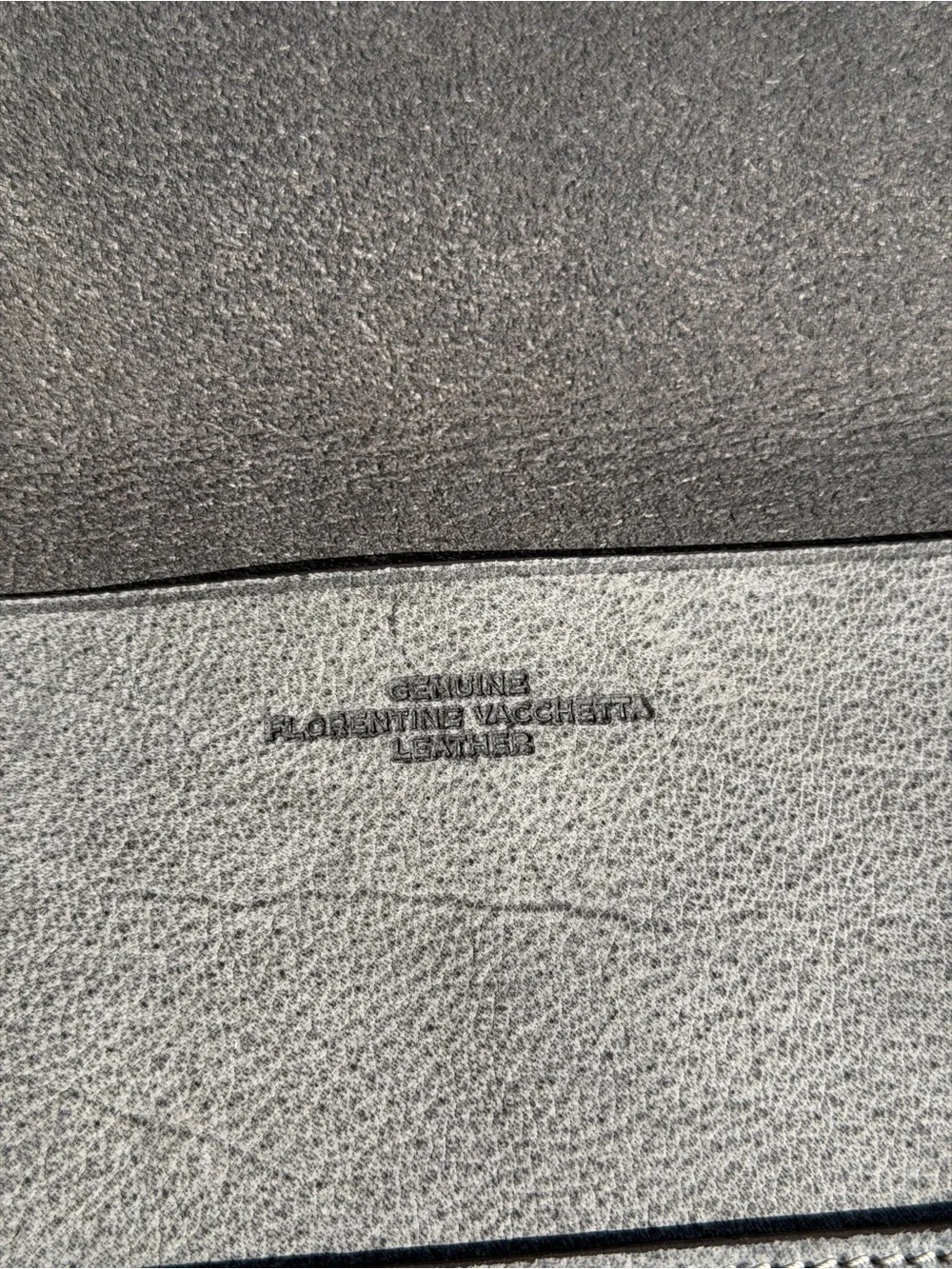 New Boldrini Selleria Italian Leather Clutch Bag Genuine Florentine Vacchetta